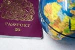 Globe and passport - international law