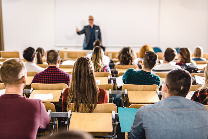 University students in a lecture