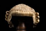 Barrister wig close up